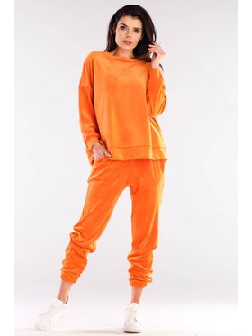 Awama Awama Bluza A410 Pomarańczowy Basic Fit
