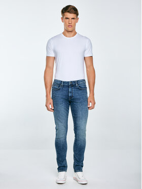 BIG STAR BIG STAR Jeansy TERRY CARROT Niebieski Tapered Fit