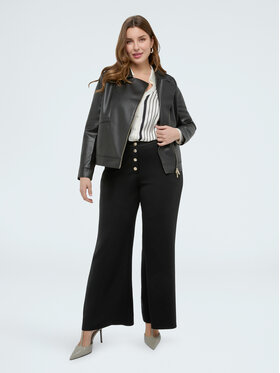 Fiorella Rubino Fiorella Rubino Pantaloni di tessuto P828L002356N033 Nero Regular Fit