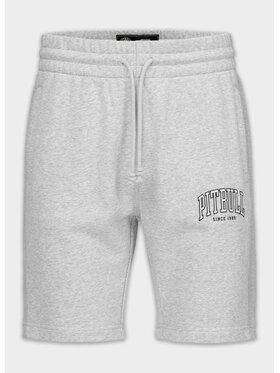 PITBULL PITBULL Szorty sportowe BADGER Szary Regular Fit