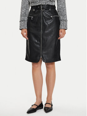 Morgan Morgan Gonna in similpelle 241-JSUKO Nero Straight Fit