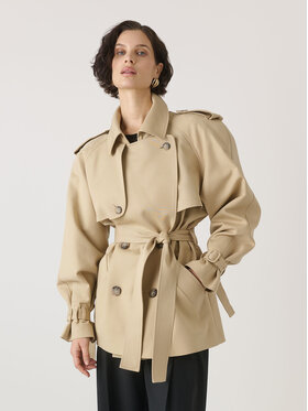 La Mania La Mania Trench PORTER Beige Classic Fit