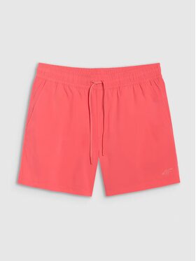 4F 4F Szorty plażowe 4FWSS25UBDSM134-63S Różowy Regular Fit