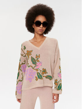 TWINSET TWINSET Светр 232TP3680 Бежевий Loose Fit
