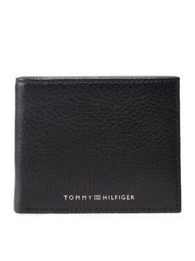 Tommy Hilfiger Tommy Hilfiger Portefeuille homme grand format Premium Leather Mini Cc Wallet AM0AM10241 Noir