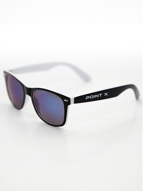 Point X Point X Okulary przeciwsłoneczne Okulary Przeciwsłoneczne Wayfarer Czarne / Białe / Fioletowe Point X Name Contrast uni Czarny