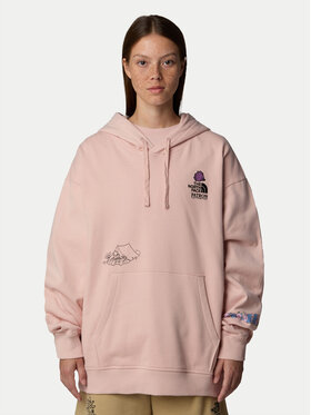 The North Face The North Face Sweatshirt Unisex Mountain Cleanup NF0A8C2V Rosa Oversize