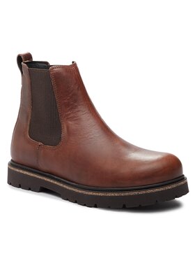 Birkenstock Birkenstock Bottines Chelsea Highwood 1025718 Marron