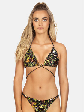 Miss Lou Miss Lou Bikini pezzo sopra Jey-Lo Safari G-ML003 Verde