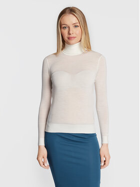 Calvin Klein Calvin Klein Rolák Extra Fine K20K204770 Béžová Slim Fit