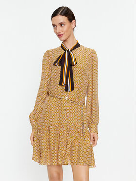 MICHAEL Michael Kors MICHAEL Michael Kors Ikdienas kleita MF381NYAR4 Dzeltens Slim Fit