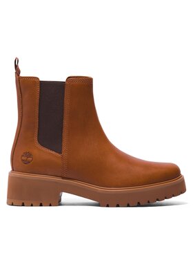 Timberland Timberland Členková obuv s elastickým prvkom Carnaby Cool Basic Chlsea TB0A41E6F131 Hnedá