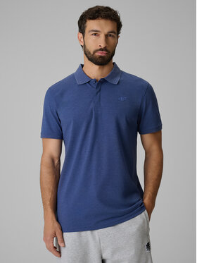 4F 4F Polo BASIC+ Granatowy Regular Fit