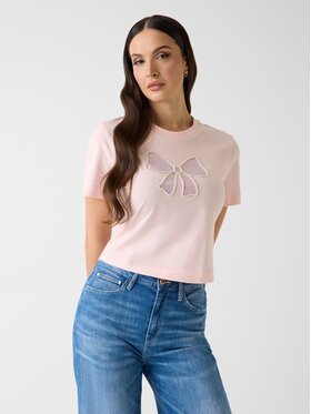 Guess Guess T-Shirt 182250 Růžová Classic Fit