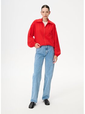 LEBRAND LEBRAND Kurtka bomber Hailey Czerwony Oversize