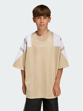 adidas adidas T-Shirt 158996 Beżowy Oversize