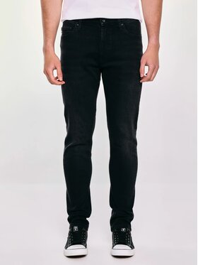 BIG STAR BIG STAR Jeansy HARPER_920_190 Czarny Tapered Fit