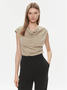 Calvin Klein Calvin Klein Blusa K20K206281 Beige Slim Fit