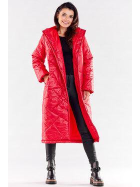 Awama Awama Cappotto A542 Rosso Basic Fit