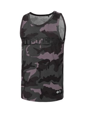 PITBULL PITBULL Tank top Tank Czarny Regular Fit