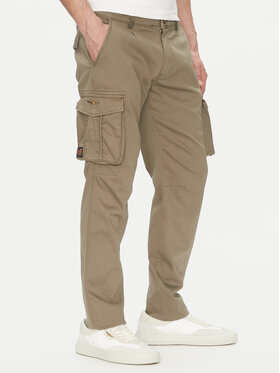 Aeronautica Militare Aeronautica Militare Pantaloni di tessuto 251PA1658CT3511 Cachi Regular Fit