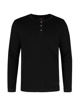 Volcano Volcano Longsleeve L-AZUX Czarny Regular Fit