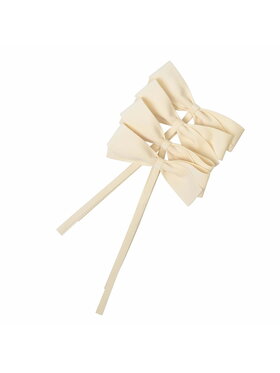 Roseberry Home Roseberry Home Obrączka na serwetki kokardka Ivory Écru