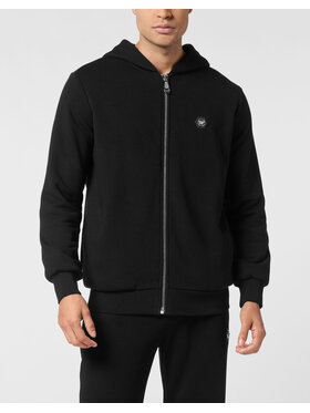 PHILIPP PLEIN PHILIPP PLEIN Mikina 25943 Čierna Athletic Fit