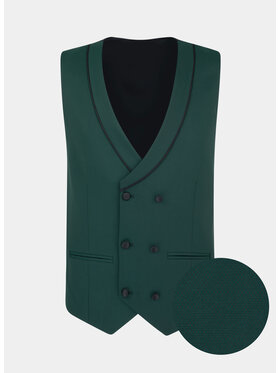 Pako Lorente Pako Lorente Kamizelka P22SF-8S-006 Zielony Slim Fit