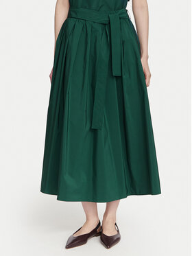 Weekend Max Mara Weekend Max Mara Midi suknja Alpaca 2625106041 Tamno zelena Regular Fit