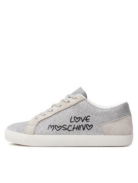 LOVE MOSCHINO Superge JA15512G0IJK190A Srebrna