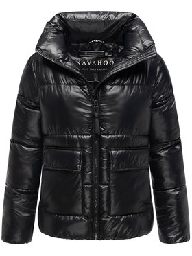 Navahoo Navahoo Kurtka zimowa Eispacht Czarny Regular Fit