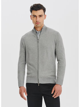Pako Lorente Pako Lorente Sweter P25WF-2X-024 Szary Classic Fit