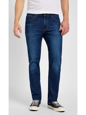 Lee Lee Jeansy X Straight Niebieski Regular Fit