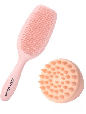 Sister Young Sister Young Szczotka do czesania na mokro AYLA oraz szczotka do mycia/masażu skóry głowy AURA Akcesoria do włosów