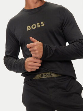 Boss Pidžama 50527499 Crna Regular Fit