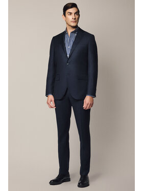 Lancerto Lancerto Garnitur Oristano GA073125000027 Granatowy Slim Fit