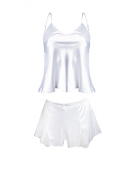 DKaren Lingerie DKaren Lingerie Komplet bielizny Tomira Biały Classic Fit
