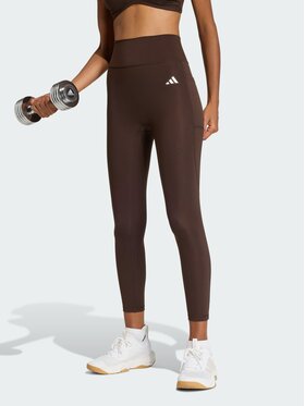 adidas adidas Legginsy 152479 Brązowy Fitted Fit