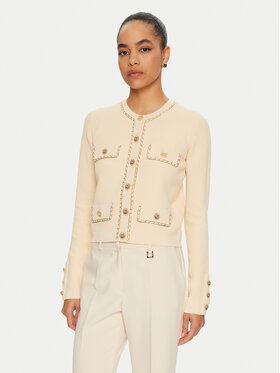 Elisabetta Franchi Elisabetta Franchi Kardigan MK-63B-46E2-V400 Beež Regular Fit