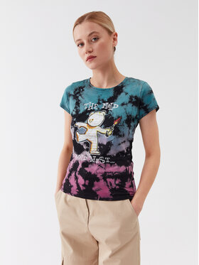 Guess Guess T-Shirt W3YI61 K9RM1 Barevná Slim Fit