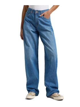 Lee Lee Jeansy 112367528 Niebieski Loose Fit