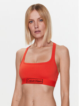 Calvin Klein Underwear Calvin Klein Underwear Бюстгальтер-топ Unlined 000QF6768E Оранжевий