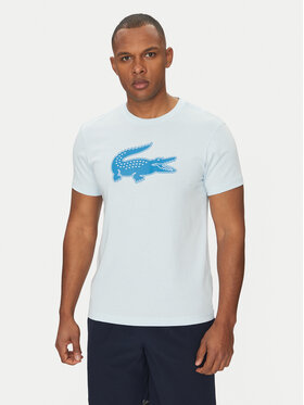 Lacoste Lacoste Marškinėliai TH2042 Žydra Regular Fit