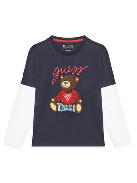 Guess Guess Блузка L4BI13 I3Z14 Cиній Regular Fit