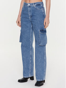 Gestuz Gestuz Džínsy Rianne 10906860 Modrá Relaxed Fit