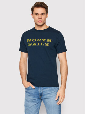 North Sails North Sails T-Shirt Graphic 692793 Tmavomodrá Regular Fit
