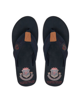 Tommy Hilfiger Tommy Hilfiger Žabky Patch Hilfiger Beach Sandal FM0FM05804 Tmavomodrá