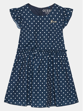 Guess Guess Kleid für den Alltag K4GK04 WG5U0 Dunkelblau Regular Fit