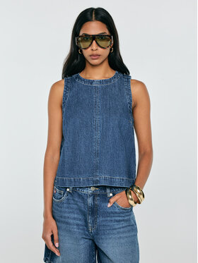 BIG STAR BIG STAR Koszula jeansowa MILLANA Niebieski Basic Fit